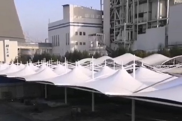 膜结构车棚竣工图