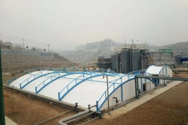 东营化工厂污水池反吊膜加盖