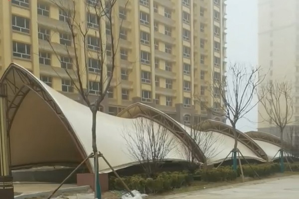 河北衡水深州膜结构车库出入口