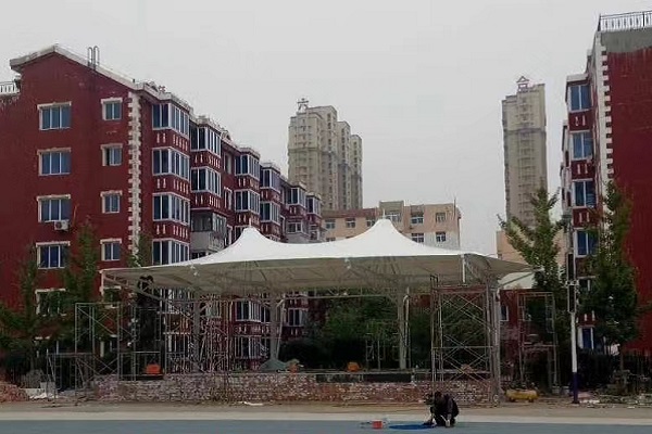 辽宁阜新卫校膜结构看台