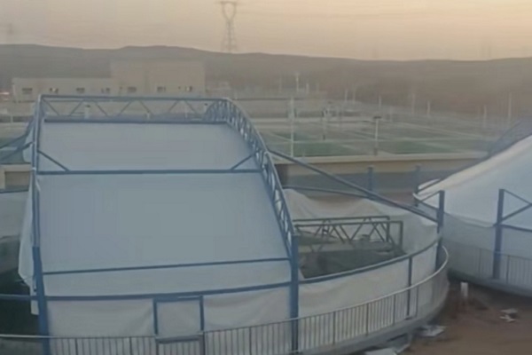 甘肃省白银市景泰县污水处理厂反吊膜